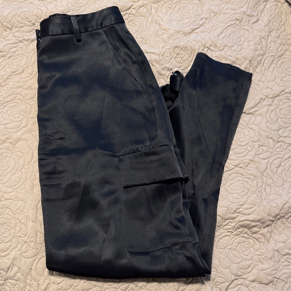 Babaton Black refined cargo pants